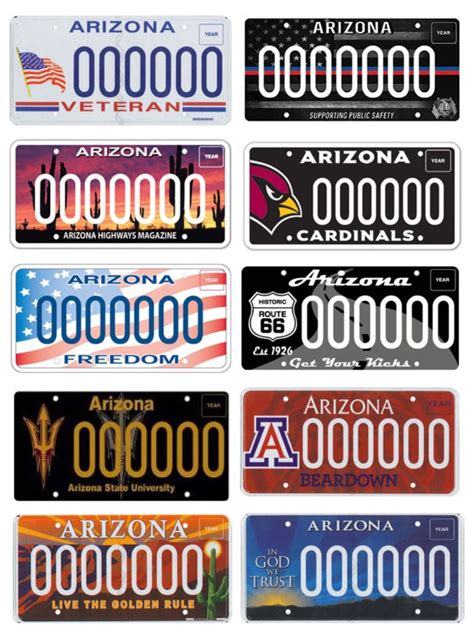 The 10 most popular speciality license plates in Arizona for 2022 ...