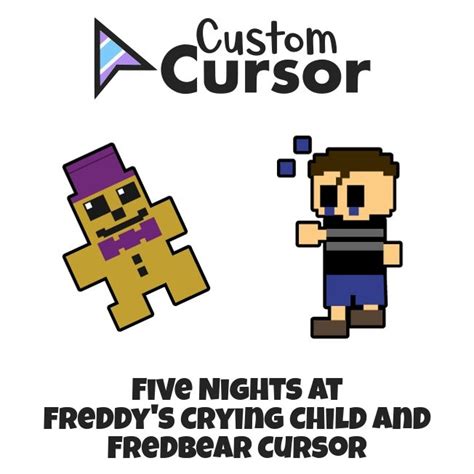 Five Nights at Freddy's Crying Child and Fredbear cursors – Custom ...