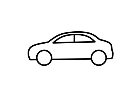 Car Outline Vector Art, Icons, and Graphics for Free Download