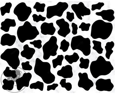 Cow SVG Cow Spots SVG Animal Svg Spots Pattern Svg Instant Download ...