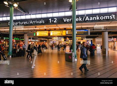 Inside Schiphol Airport Stock Photo - Alamy