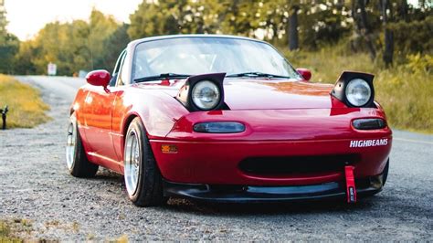 Mazda Miata NA Classic JDM Style | HighBeams - YouTube