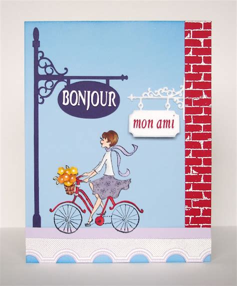 Kara Lynne's Card Designs: Bonjour, Mon Ami