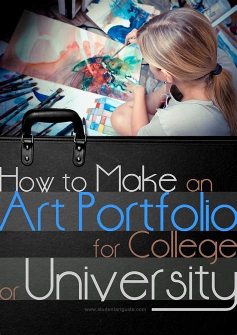 How to make an art portfolio for college or university (the ultimate ...