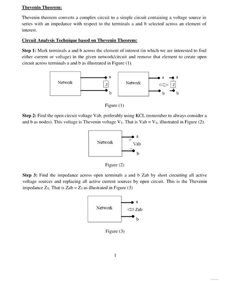 SOLUTION: Thevenin theorem circuit analysis - Studypool