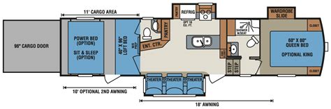 Toy Hauler Trailer Floor Plans - floorplans.click