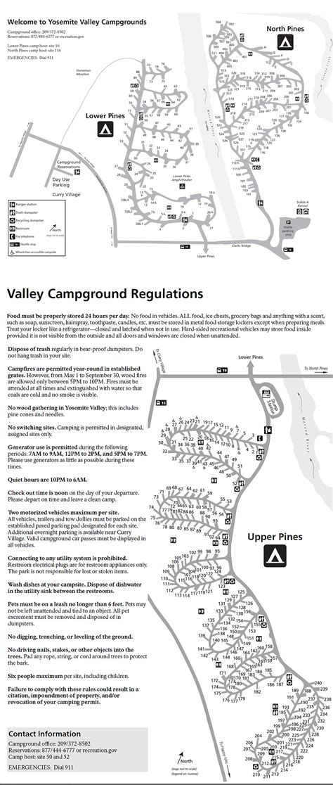 Upper Pines Campground - Yosemite Valley