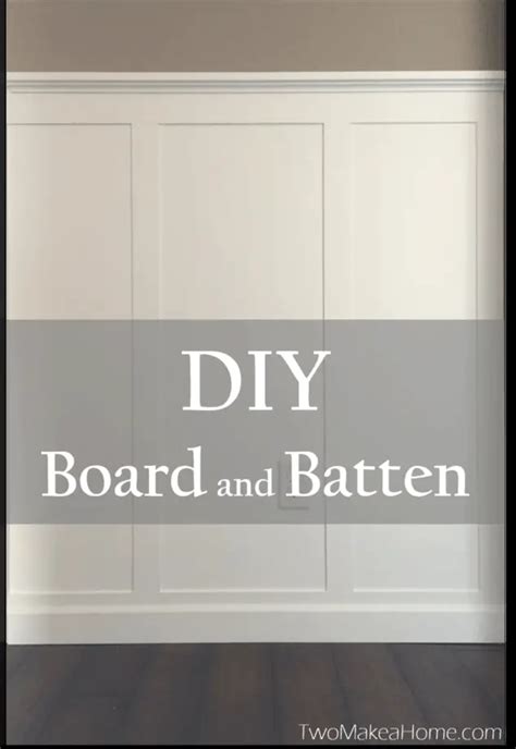 DIY Board and Batten Front Entry | Two Make a Home