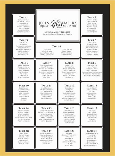 38+ Wedding Seating Chart Templates - PDF, DOC | Seating chart wedding ...