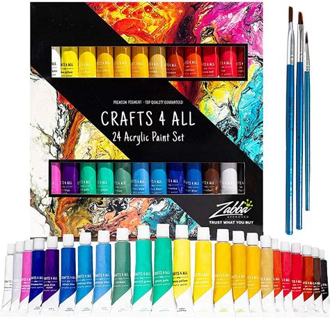 27+ acrylic paint set 24 colors - LylahRayya