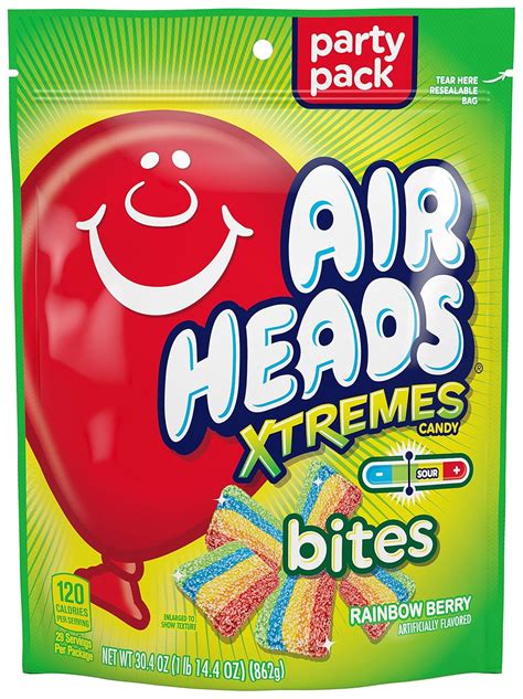 Amazon.com : Airheads Xtremes Bites, Rainbow Berry, Party, 30.4 OZ ...