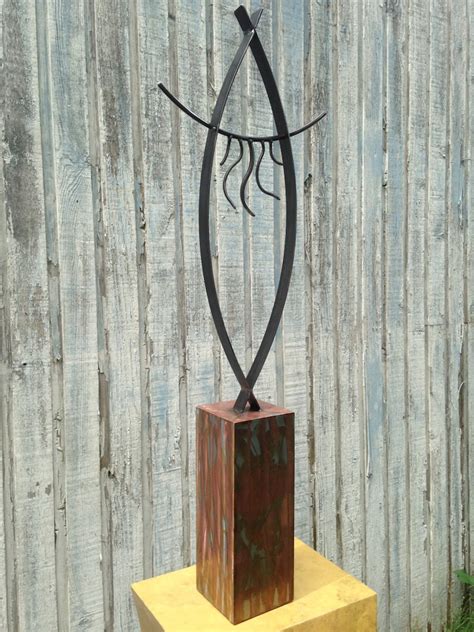 Abstract Metal art indoor/outdoor garden sculpture by Holly | Etsy