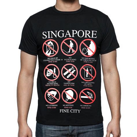 Pin on Singapore Souvenir T-shirts