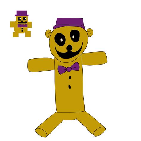 FNAF 4's Crying Child has a Fredbear Plush but I tried to make the ...