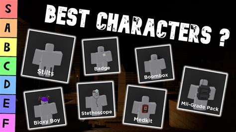 What is the best Character ? | Evade | roblox - YouTube