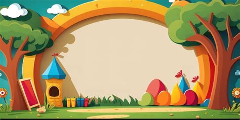 Kids Cartoon Background Images - Free Download on Freepik