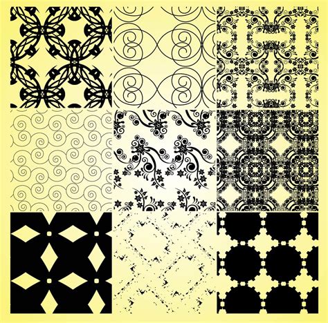 Decorative Patterns Vector Art & Graphics | freevector.com