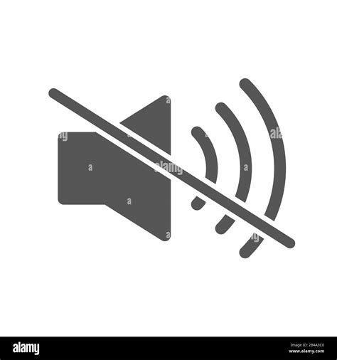 Mute sound icon vector, filled flat sign. Speaker mute symbol, logo ...