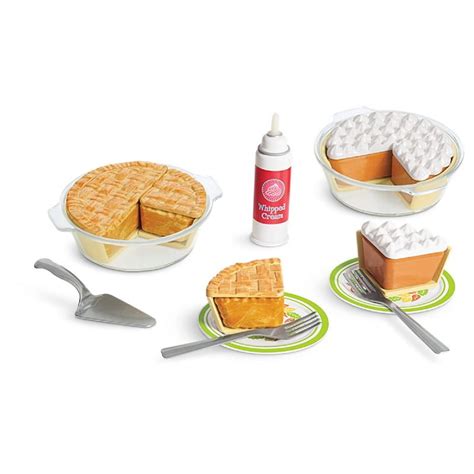 Free Shipping! American Girl Doll Pie Baking Set for 18" Truly Me Dolls ...