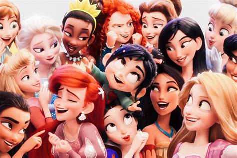 Ralph Breaks the Internet’s princess scene.