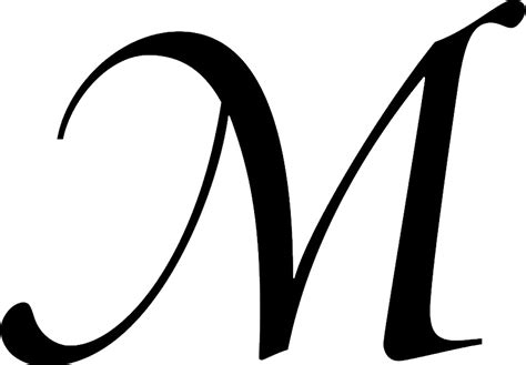 Letter M PNG