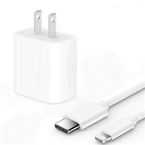 ORIGINAL APPLE 18w USB-C Fast Charge Wall Charger For iPhone 11 / Pro ...