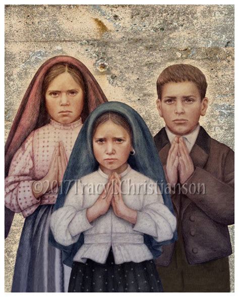 Fatima Children Print - Portraits of Saints