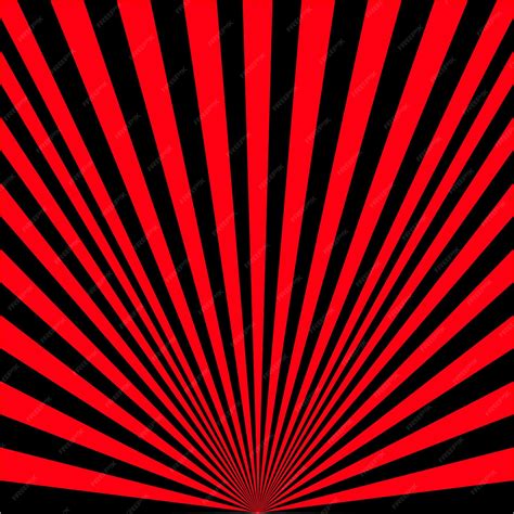 Premium Vector | Background of black and red rays