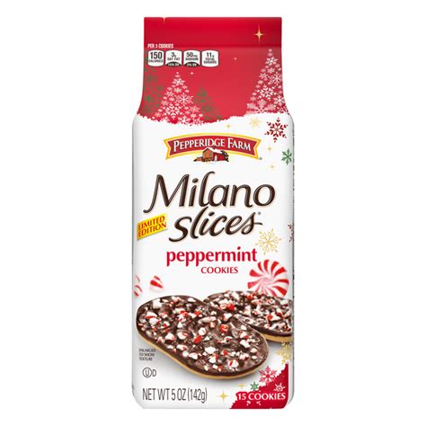 Save on Pepperidge Farm Milano Slices Cookies Peppermint Limited ...