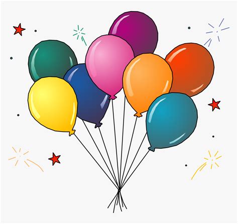 65 Free Party Clip Art - Party Balloons Clipart, HD Png Download ...