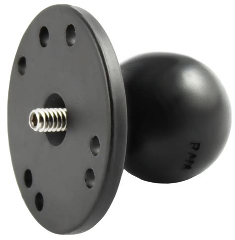 RAM Mount 1.5" C Size Ball with Round Base and 1/4" - 20 Threaded Male Post