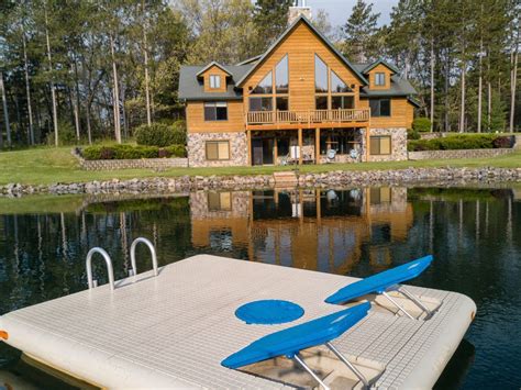 Spacious Retreat with Private Swimming and Fishing Pond Near Wisconsin ...