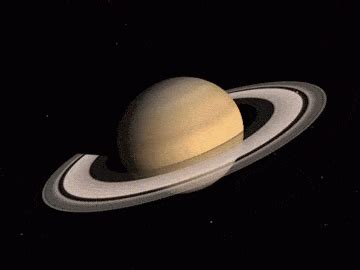 Saturn Spinning Gif