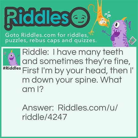 Teeth S... Riddle And Answer - Riddles.com