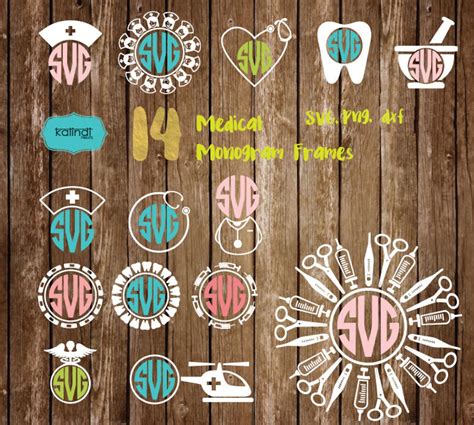 Nurse Svg Nurse Svg Files Medical Svg Nurse Monogram Svg - Etsy