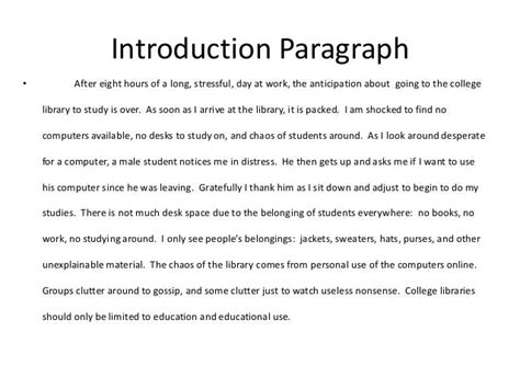 College Essay Introduction – Drafting Your Essay