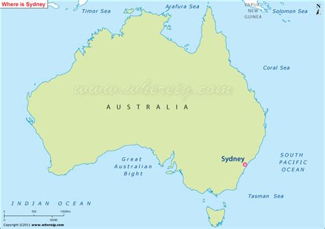 Where is Sydney, Australia? | Where is Sydney Located on the Map