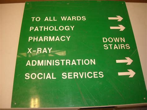 Hospital Wall Signs Interior