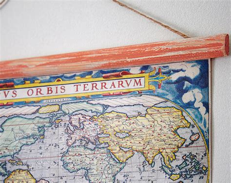 Vintage Map of World Poster Antique Map Print Ancient - Etsy