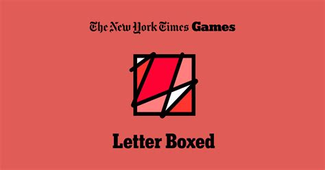 Letter Boxed — The New York Times