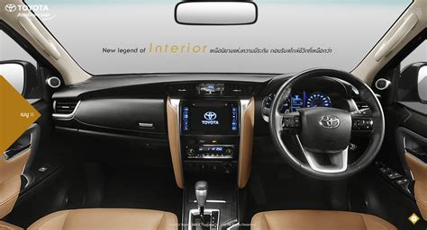 2016 Toyota Fortuner interior revealed for Thai market - photos | CarAdvice