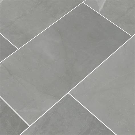 Sande Grey 12X24 Polished Porcelain Tile - Floor Tiles USA