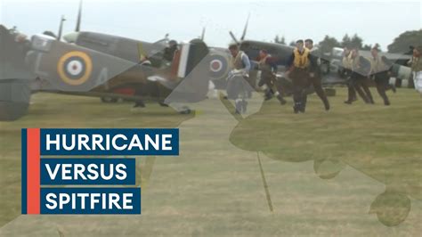 Battle of Britain's Finest: Spitfire and Hurricane fighter aircraft ...