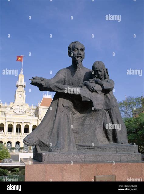 Asia,, Ho Chi Minh City aka Saigon, Ho Chi Minh Statue Stock Photo - Alamy