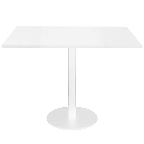 Vogue Square Meeting Table - White Base | Value Office Furniture