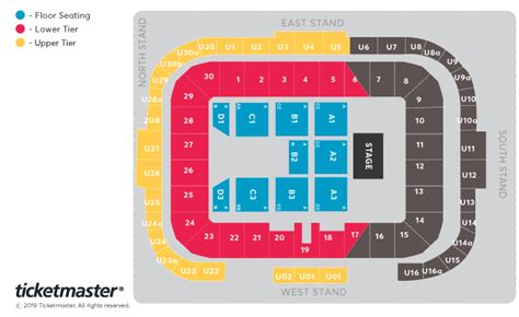 Rod Stewart: Live in Concert Seating Plan - Stadium MK