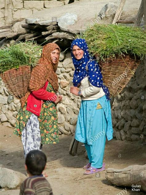 Awesome view of beautiful women in Hunza valley Gilgit Baltistan ...