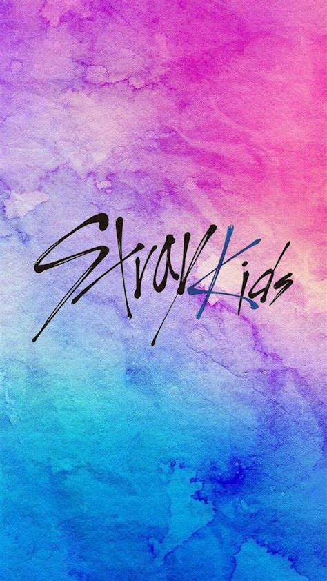 Stray Kids Logo Wallpaper