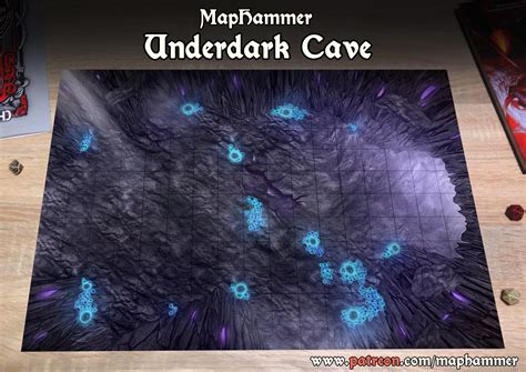 [OC] Underdark Cave battle map! : r/battlemaps