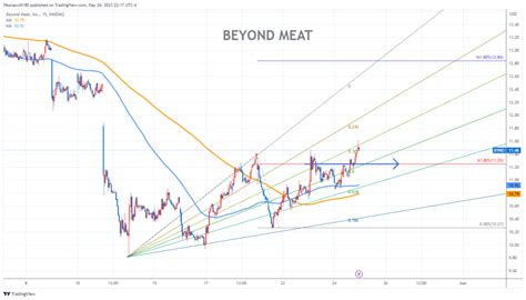 BEYOND MEAT Stock Chart Fibonacci Analysis 052423 – fibonacci6180